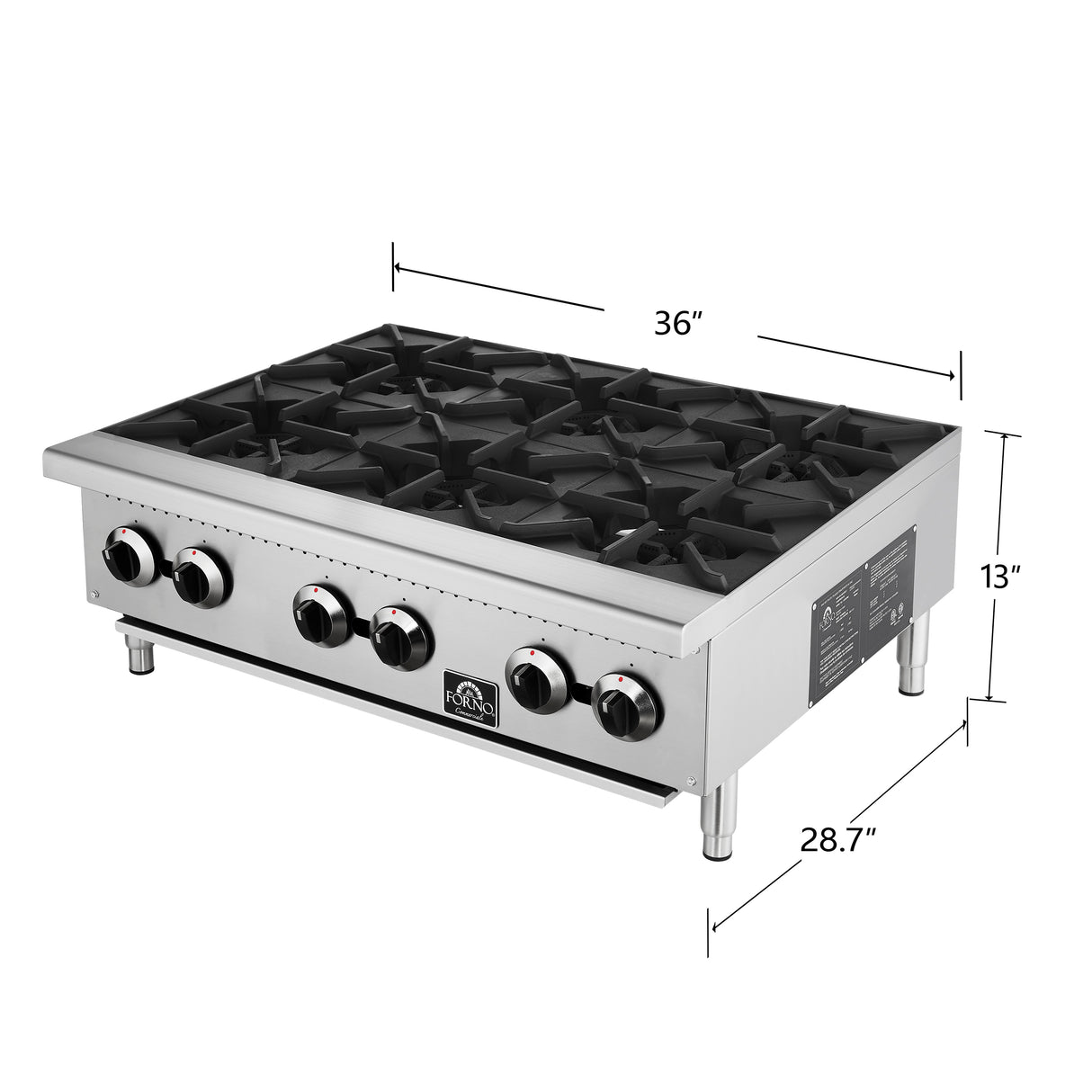 Commercial_Hotplate_FCMHP0079-36_Dimensions_2025-08-22