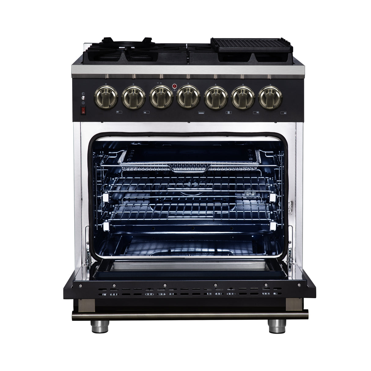 Dual-Fuel_FFSGS6125-30BLK_Front-Opened_2025-07-24