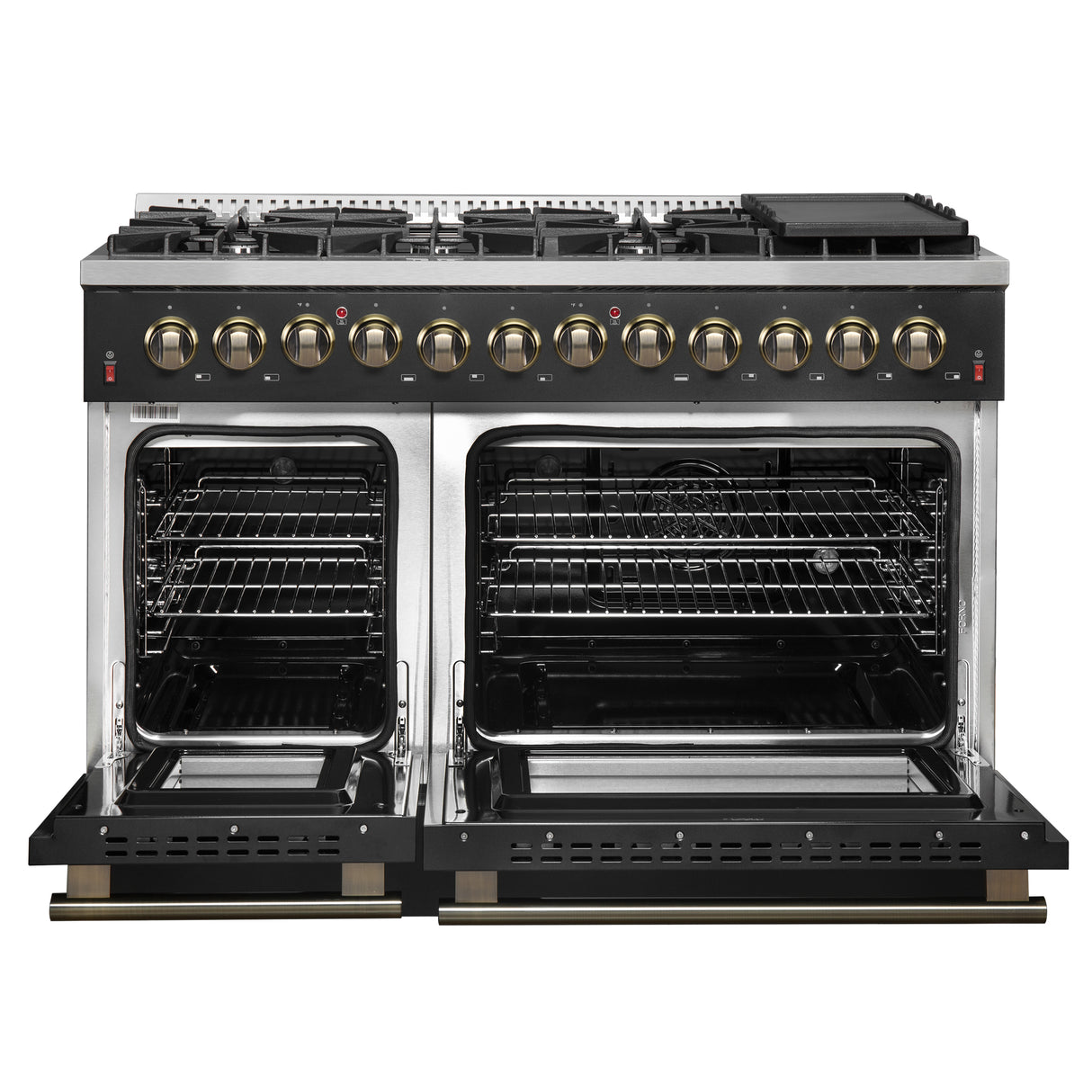 Dual_Fuel_FFSGS6156-48BLK_V1_Front_Door_Open_2024-12-11