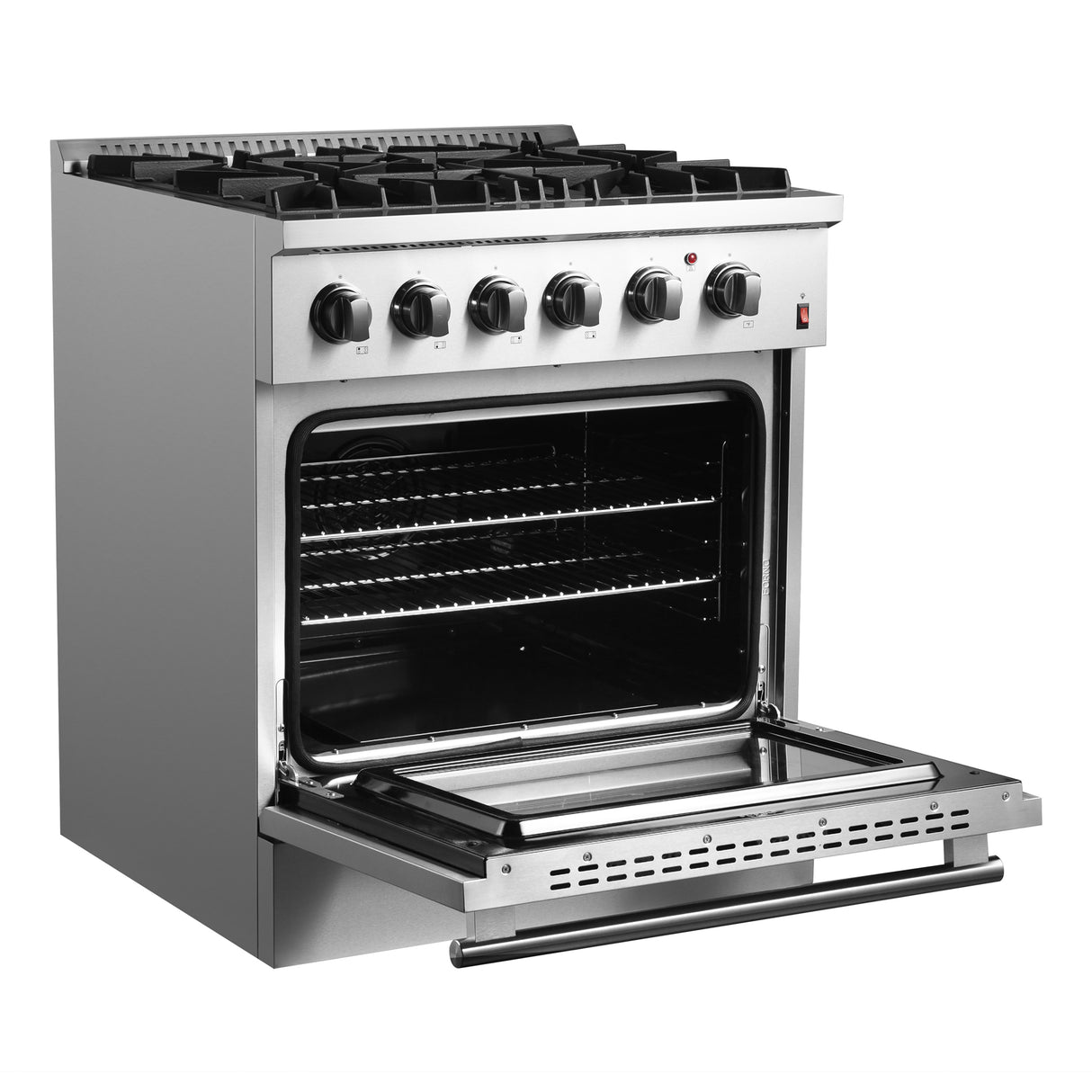 Dual_Fuel_Range_FFSGS6197-30_V1_Angle_Left_Door_Open_2024-09-23