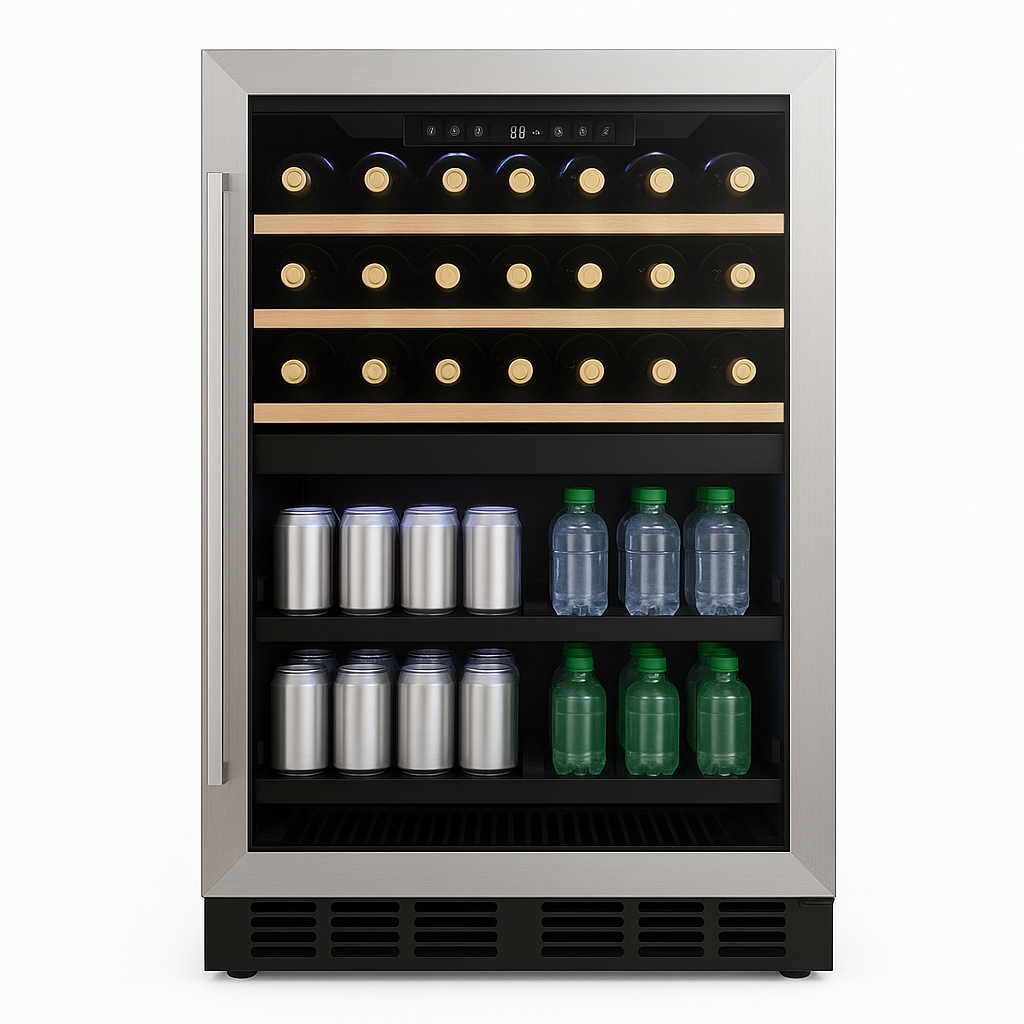 Dual-Zone Beverage Fridge
