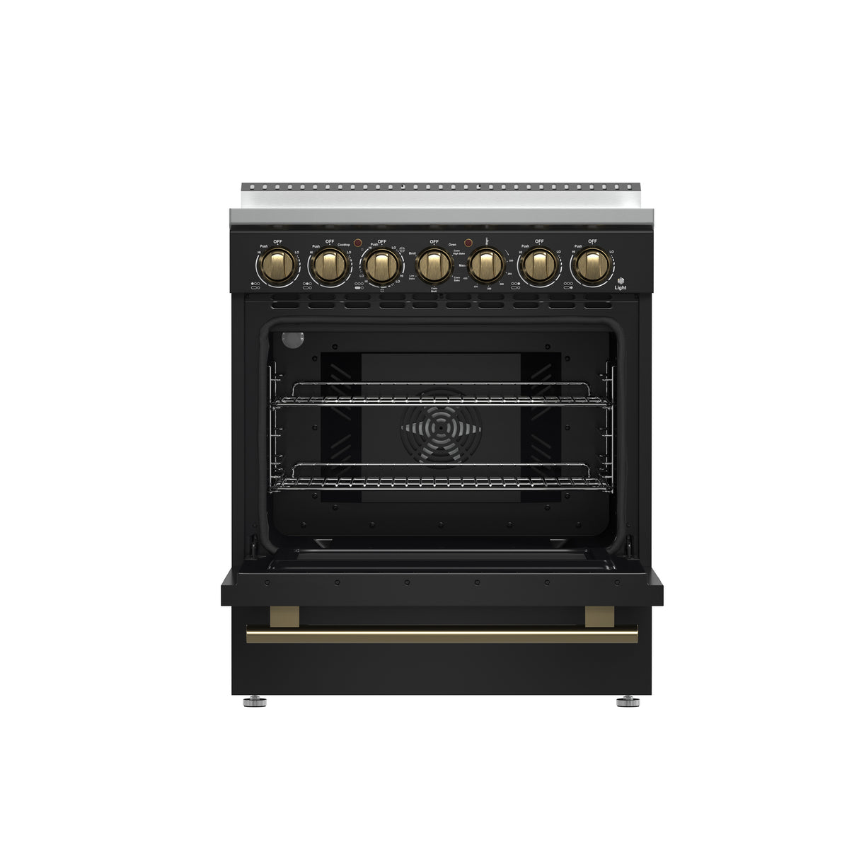Electric Range_FFSEL6011-30BLK_2024_11_Front_Open