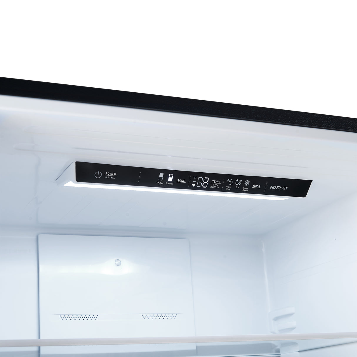 FFFFD1785-31BLK-forno-milano-black-fridge-control-panel