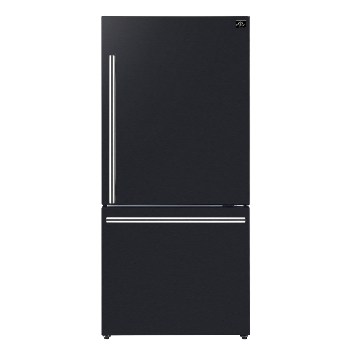 FFFFD1785-31BLK-forno-milano-black-fridge-front