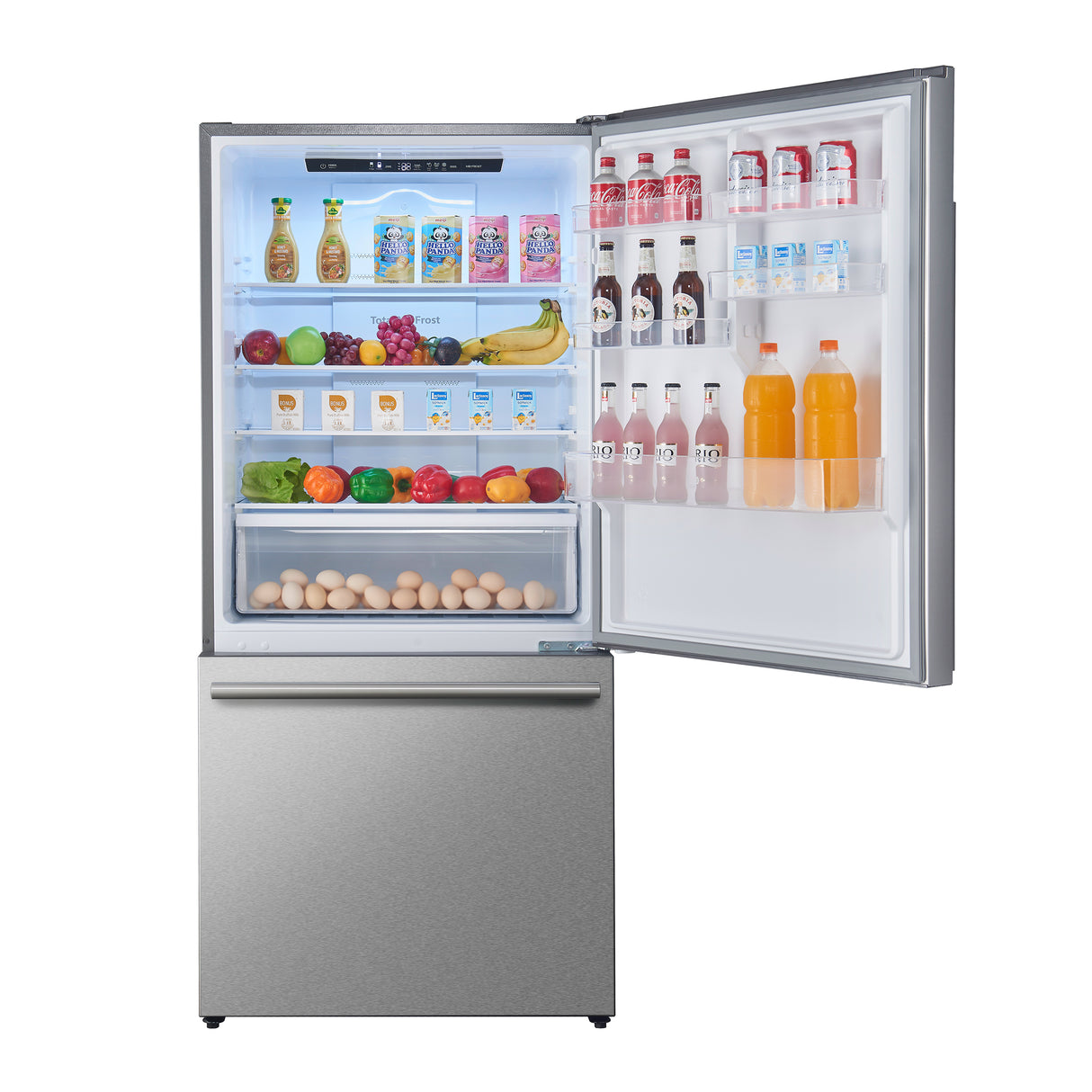FFFFD1785-31S_FFFFD1787-60S-forno-milano-stainless-steel-fridge-front-open