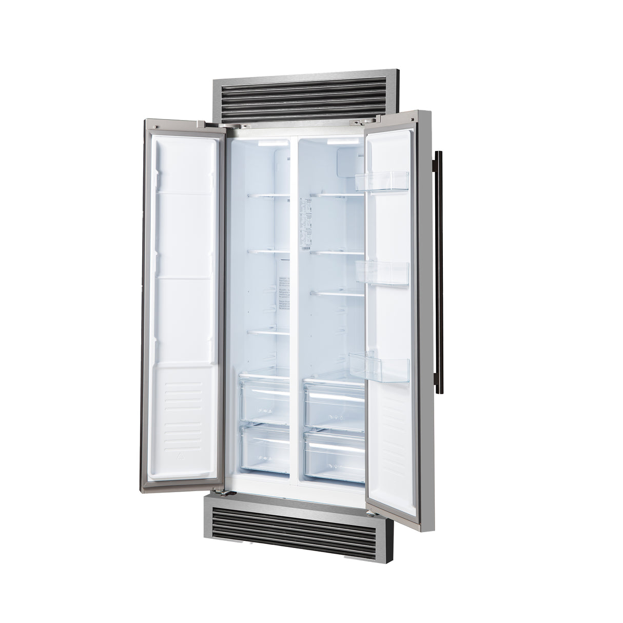 FFRBI1805-37SG-salerno-side-by-side-built-in-refrigerator-side-open