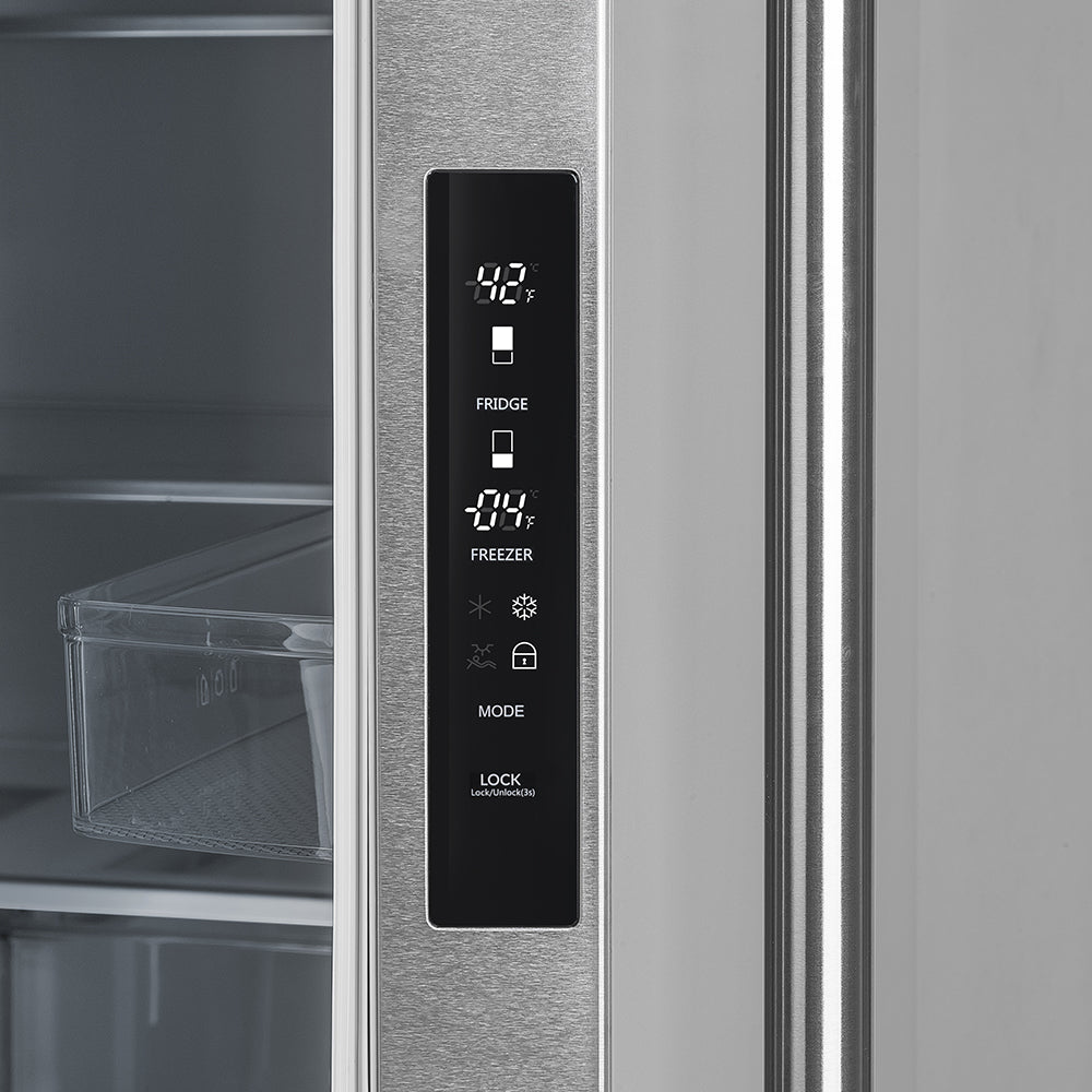 FFRBI1820-40SG-Forno-Moena-Built-In-French-Door-Refrigerator-control-panel