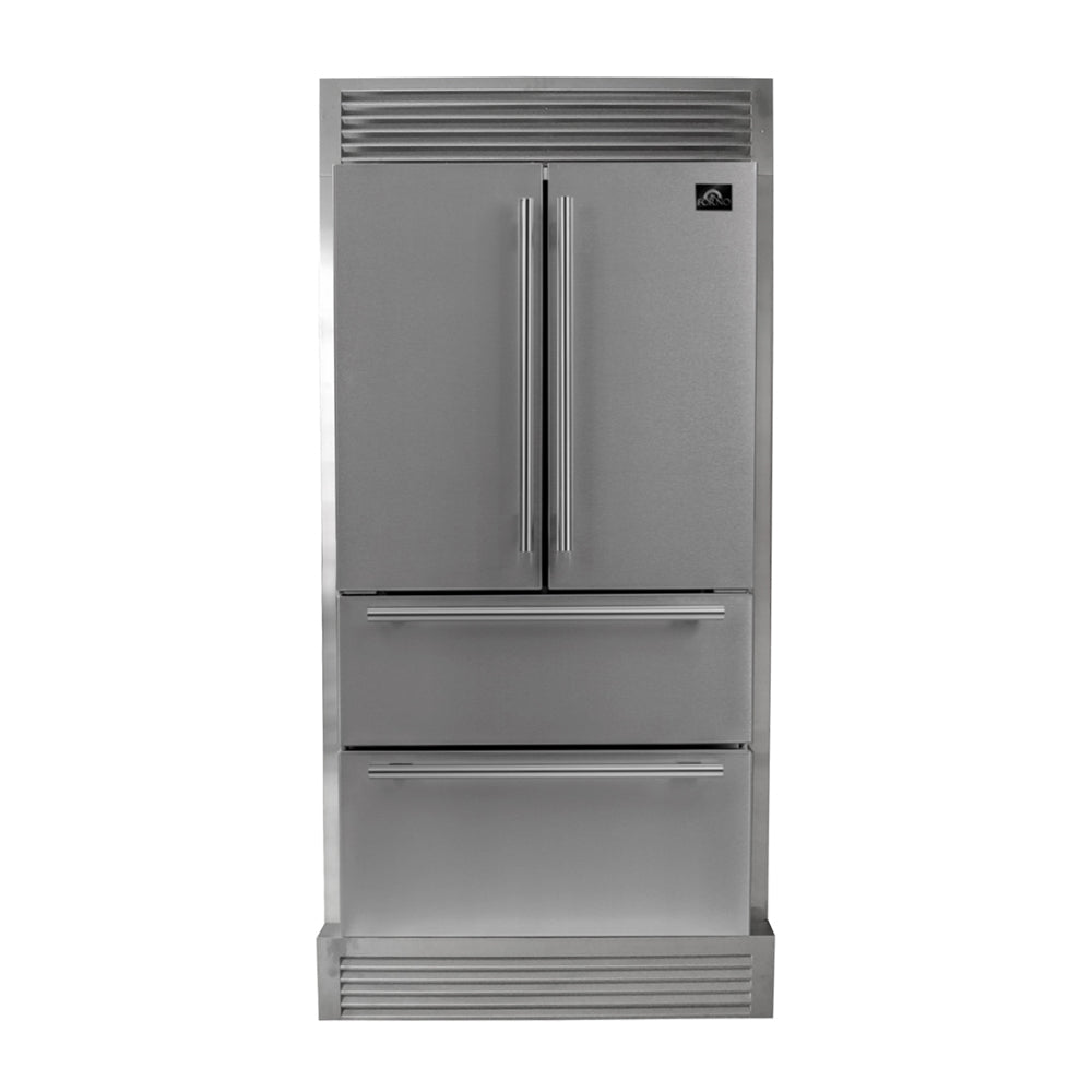 FFRBI1820-40SG-Forno-Moena-Built-In-French-Door-Refrigerator-front