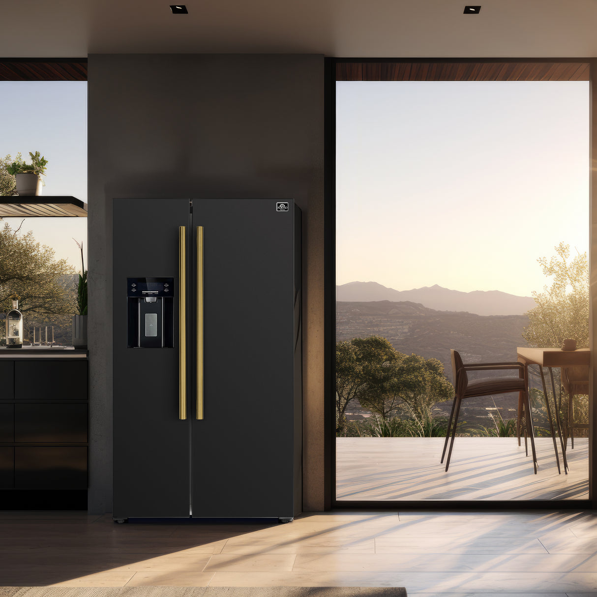 FFRBI1844-36BLK-French-Doors-Refrigerator-Lifestyle-AB