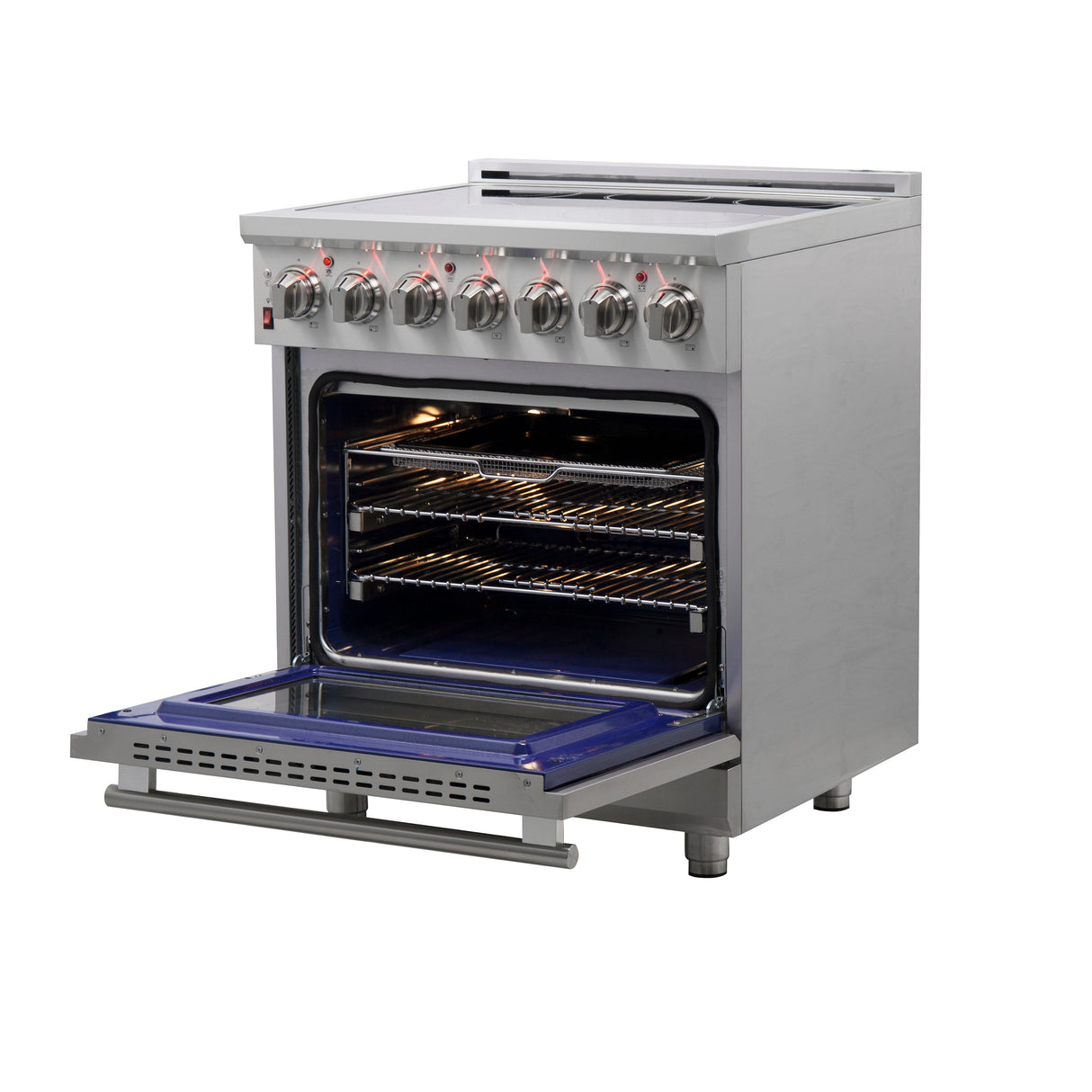 FFSEL6020-30 Front Right Angle Oven Door Open