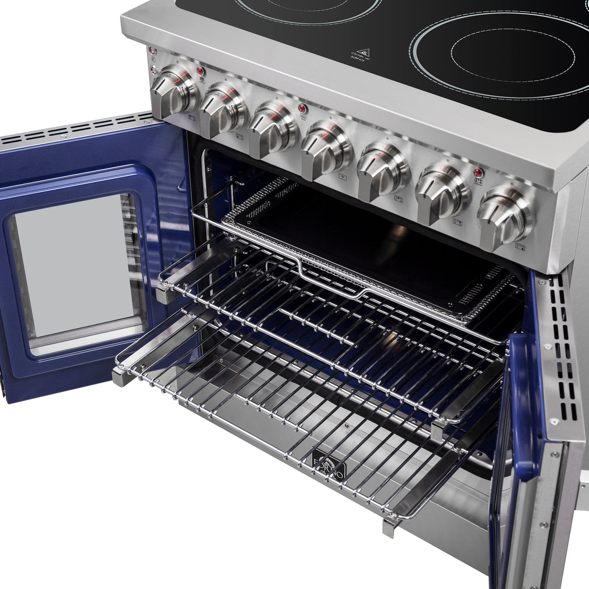 FFSEL6955-30 Massimo French Door Electric Range Telescopic Oven Racks
