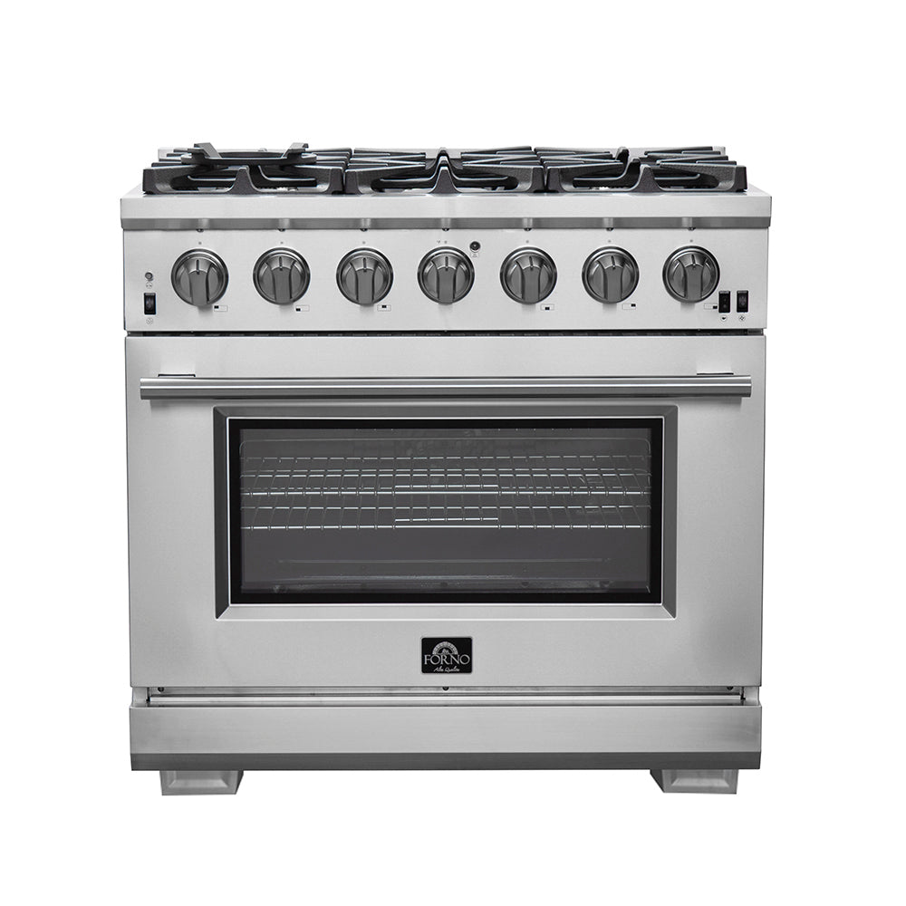 FFSGS6260-36 Forno Capriasca Stainless Steel Gas Range