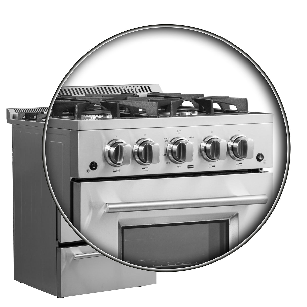 FFSGS6290-24 Front Knobs