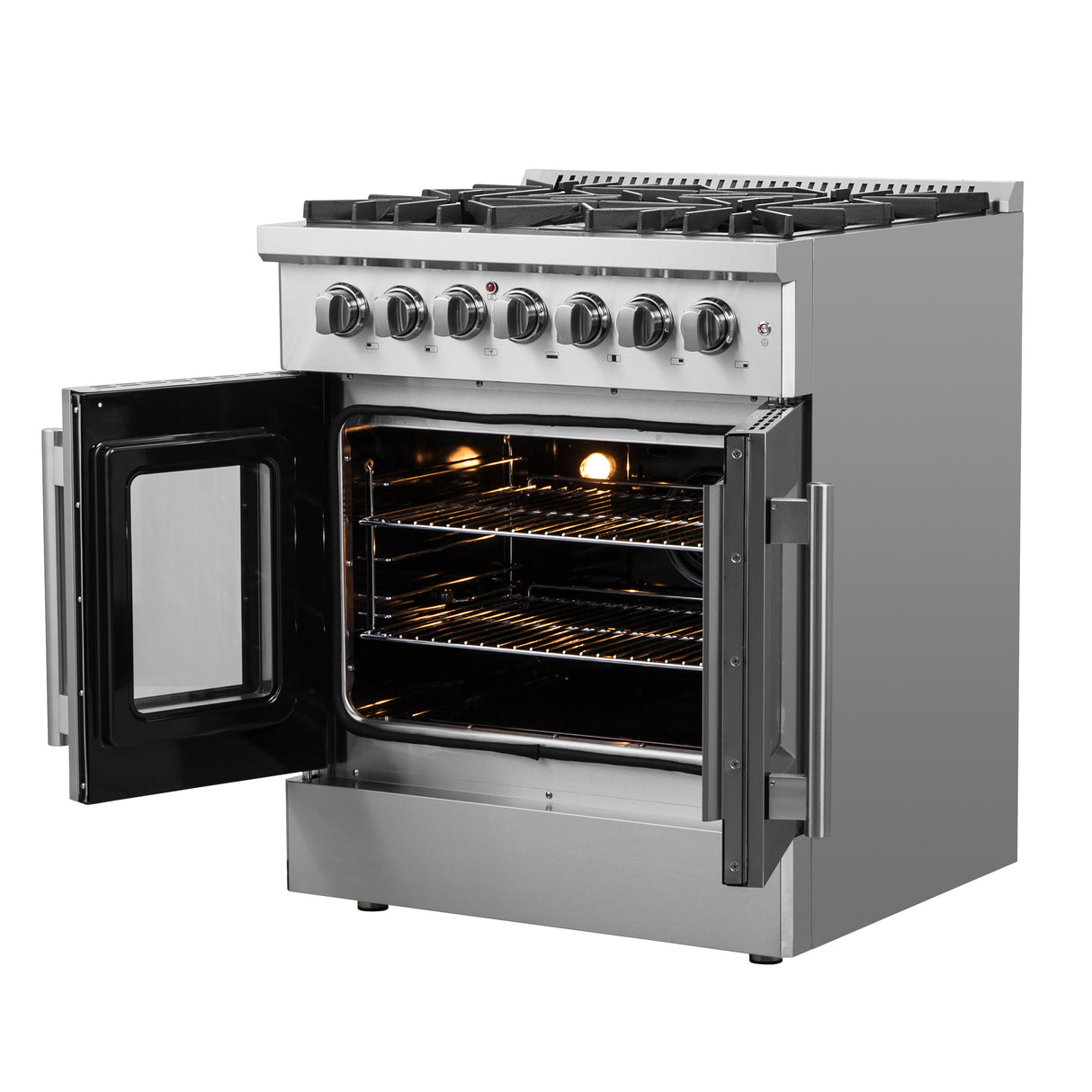 FFSGS6356-30 Right Side Front Oven Doors Opened