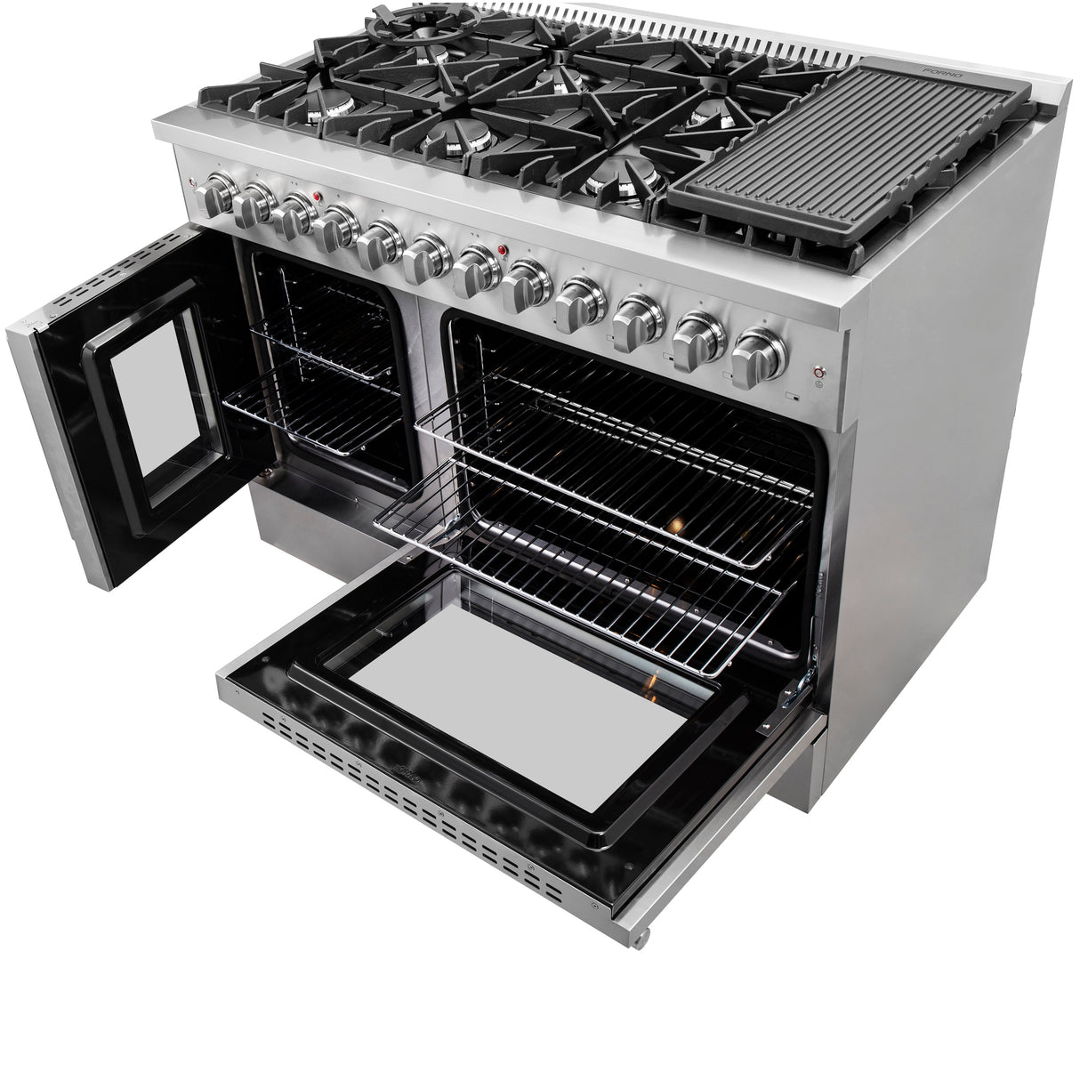 FFSGS6356-48 Forno Galiano French Door Dual Fuel Double Oven Racks