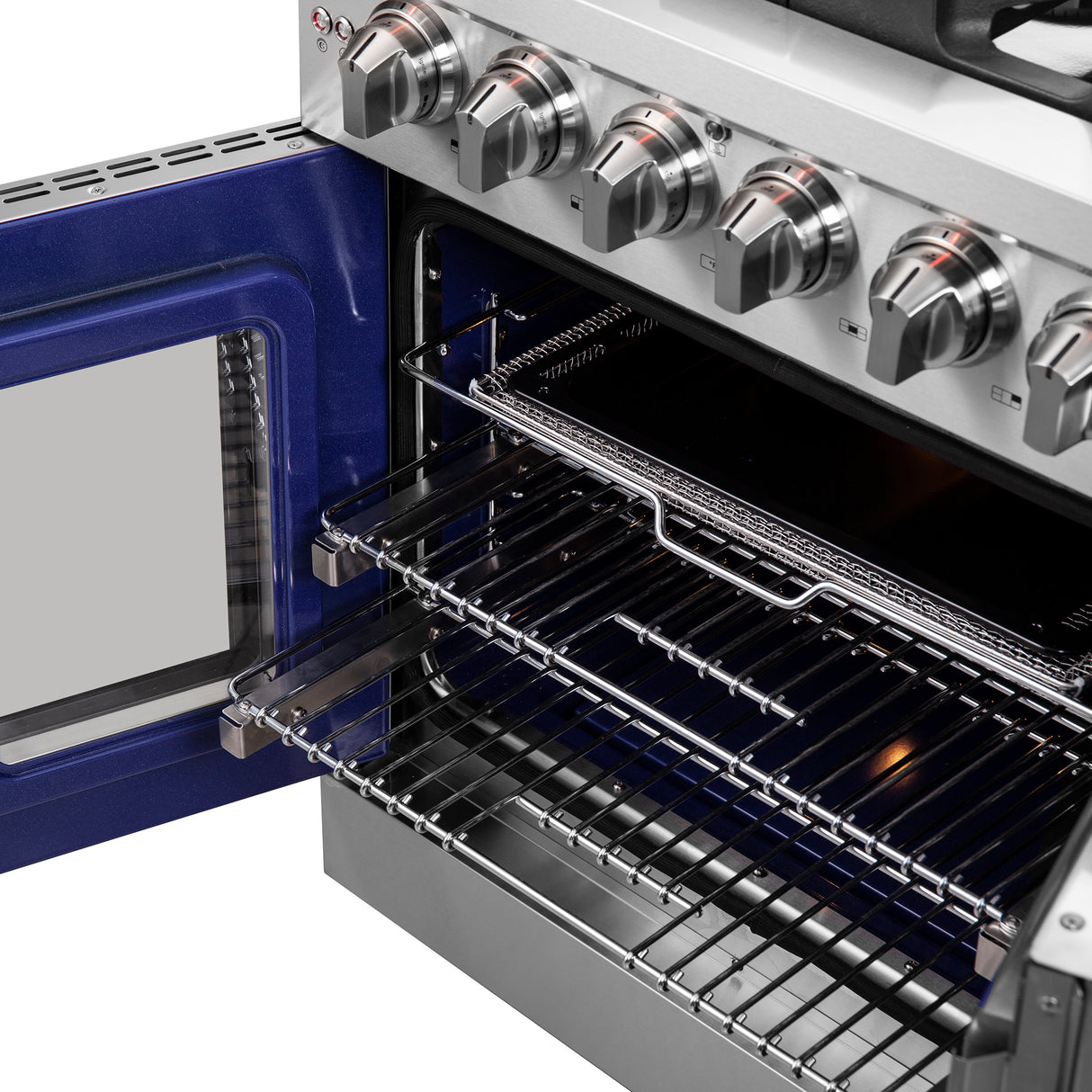FFSGS6439-30 Forno Massimo French Door Gas Range Easy-Glide Oven Racks