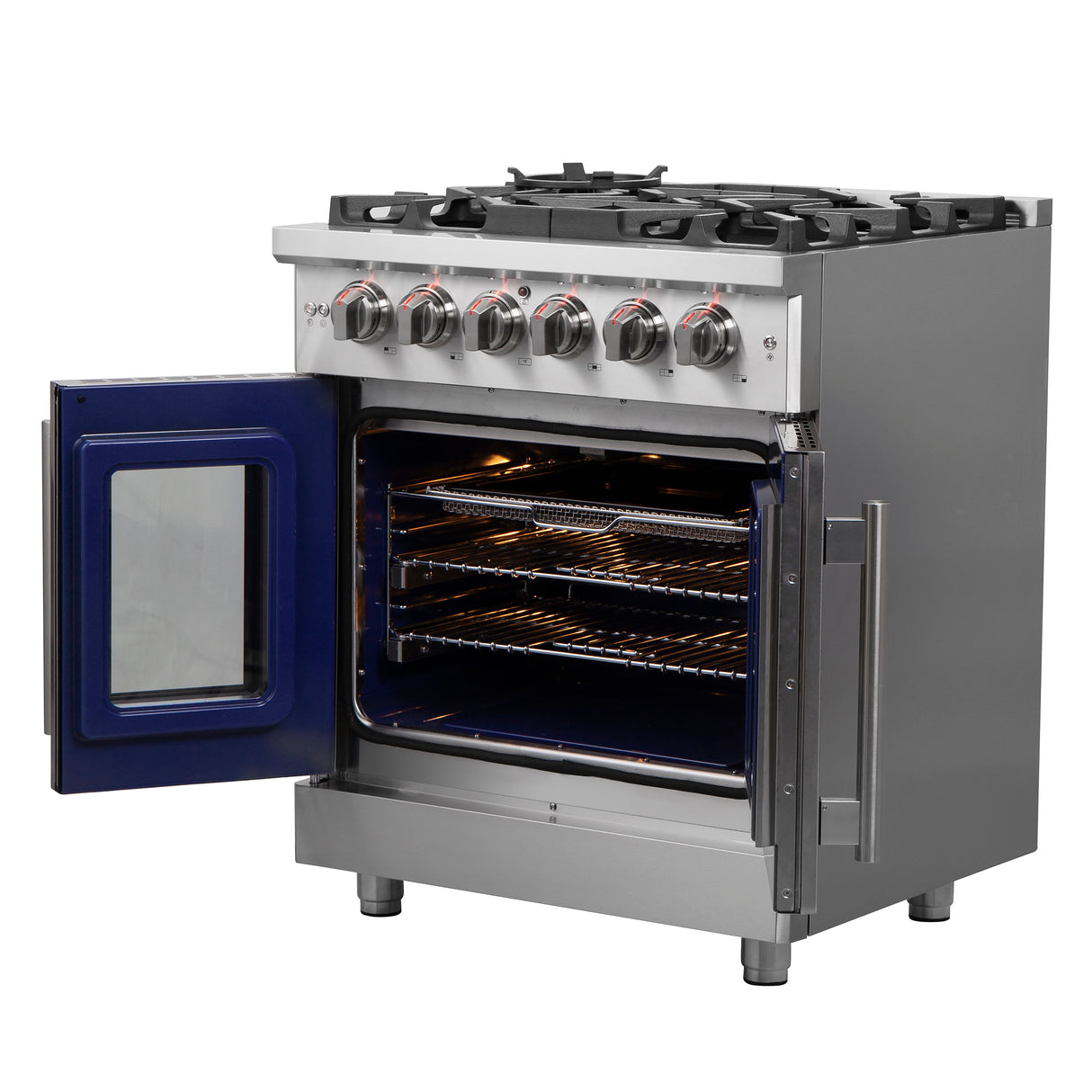 FFSGS6439-30 Forno Massimo French Door Gas Range Oven Interior