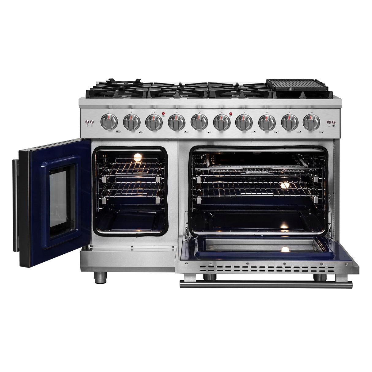 FFSGS6439-48 Forno Massimo French Door Gas Range Oven Interior