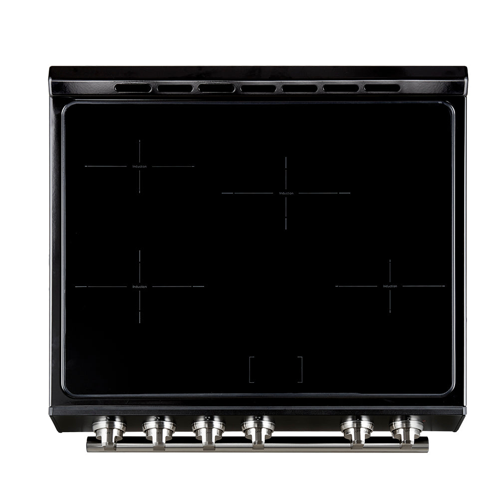 FFSIN0982-30-BLK-Leonardo-30-inc-Induction-Range-Black-Front-Top-SS