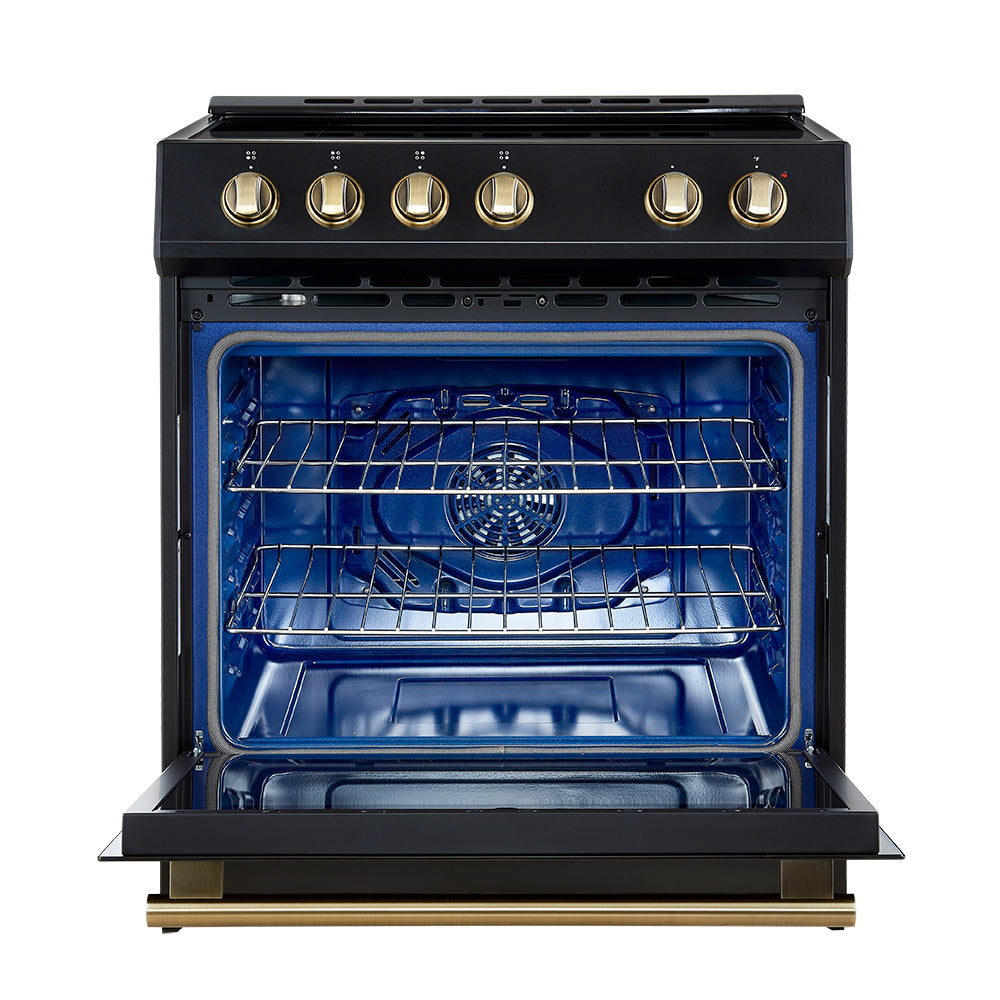 FFSIN0982-30BLK-Leonardo-30-inc-Induction-Range-BLK-Front-Open-AB