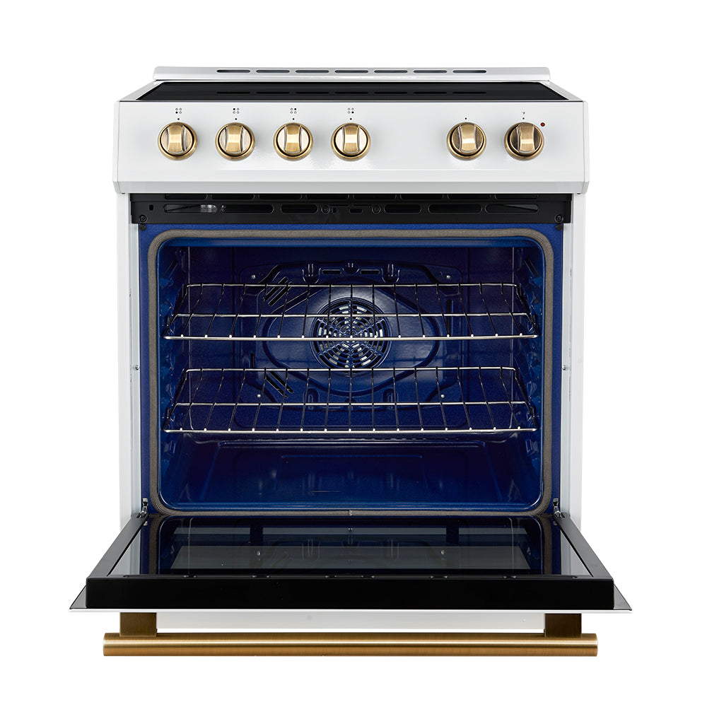 FFSIN0982-30WHT-Leonardo-30-inc-Induction-Range-Whit-Front-Open-AB