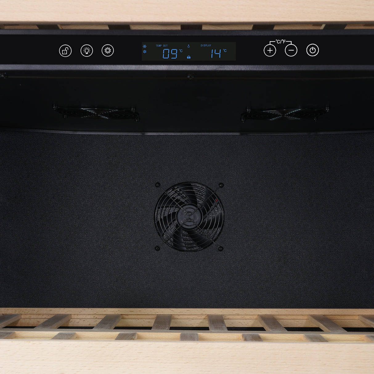 FWCDR6697-30S-forno-celano-double-zone-wine-cooler-control-panel