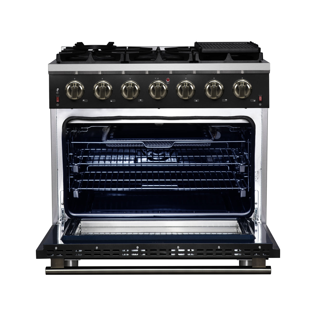 Gas-Range_FFSGS6239-36BLK_Front-Opened_2025-07-25