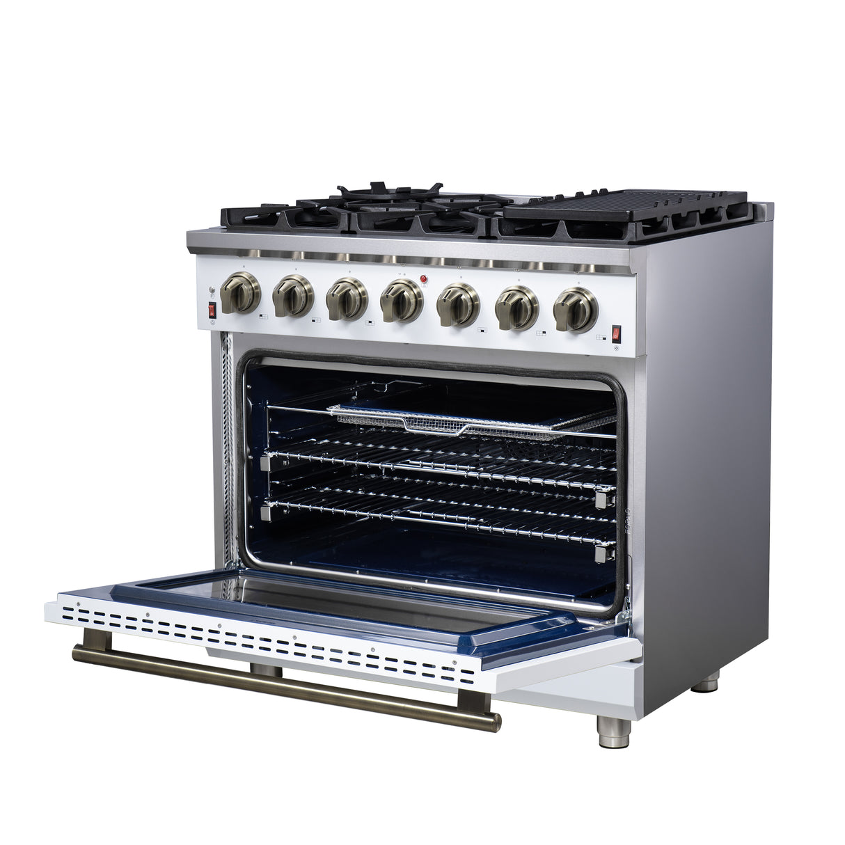 Gas-Range_FFSGS6239-36WHT_Right-Angle-Opened_2025-07-25