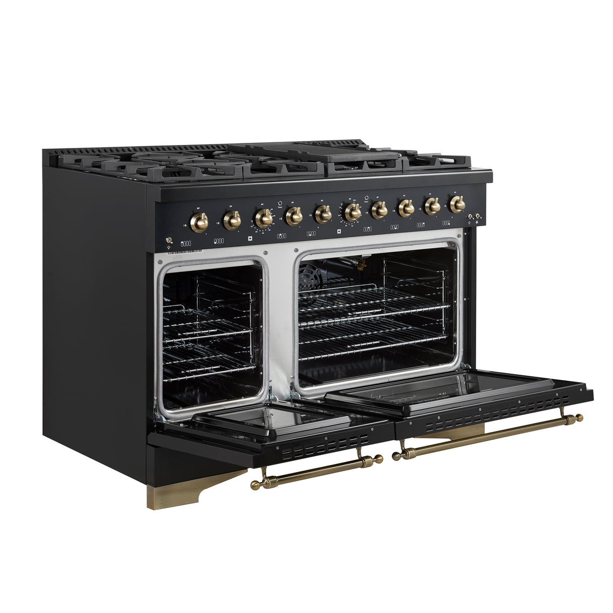 Gas_Range_FFSGS6219-48BLK_V1_Left_Angle_Door_Open_2024-11-29