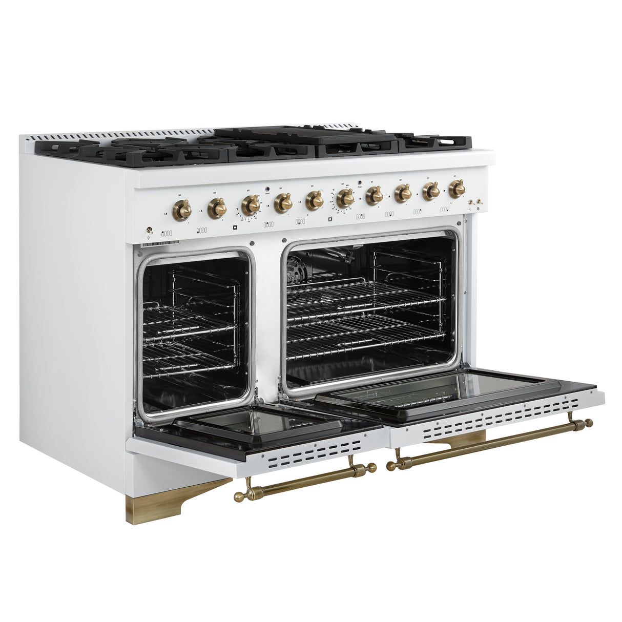 Gas_Range_FFSGS6219-48WHT_V1_Left_Angle_Door_Open_2024-11-27