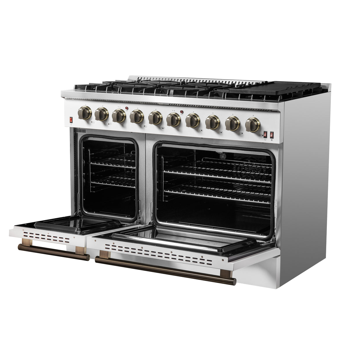 Gas_Range_FFSGS6244-48WHT_V1_Right_Angle_Door_Open_2024-12-11