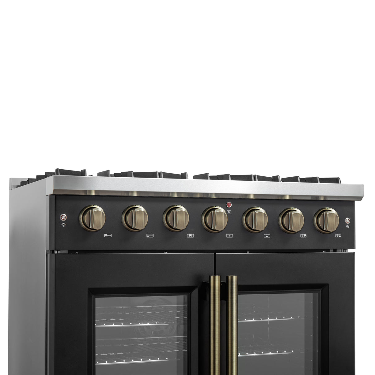 Gas_Range_FFSGS6444-36BLK_V1_Left_Angle_Knobs_2024-12-02