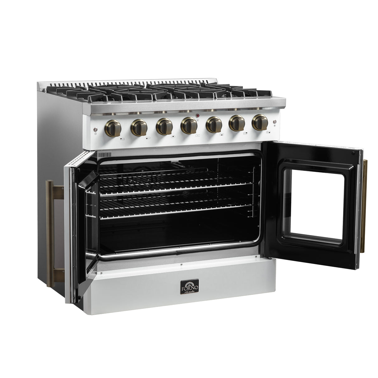 Gas_Range_FFSGS6444-36WHT_V1_Left_Angle_Door_Open_2024-12-13