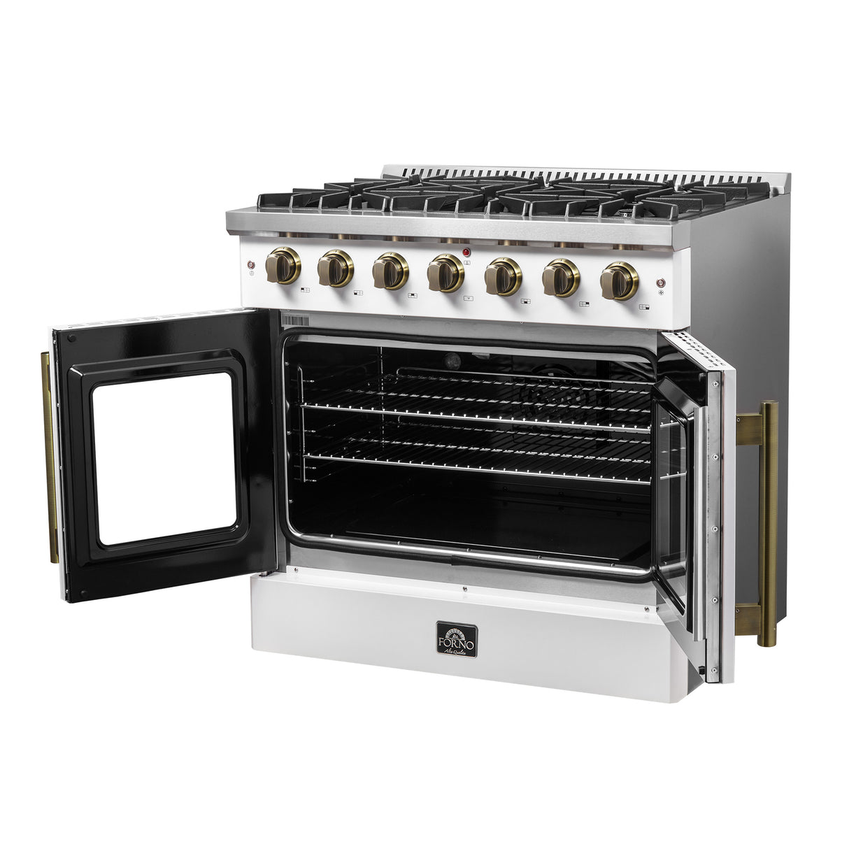 Gas_Range_FFSGS6444-36WHT_V1_Right_Angle_Door_Open_2024-12-13
