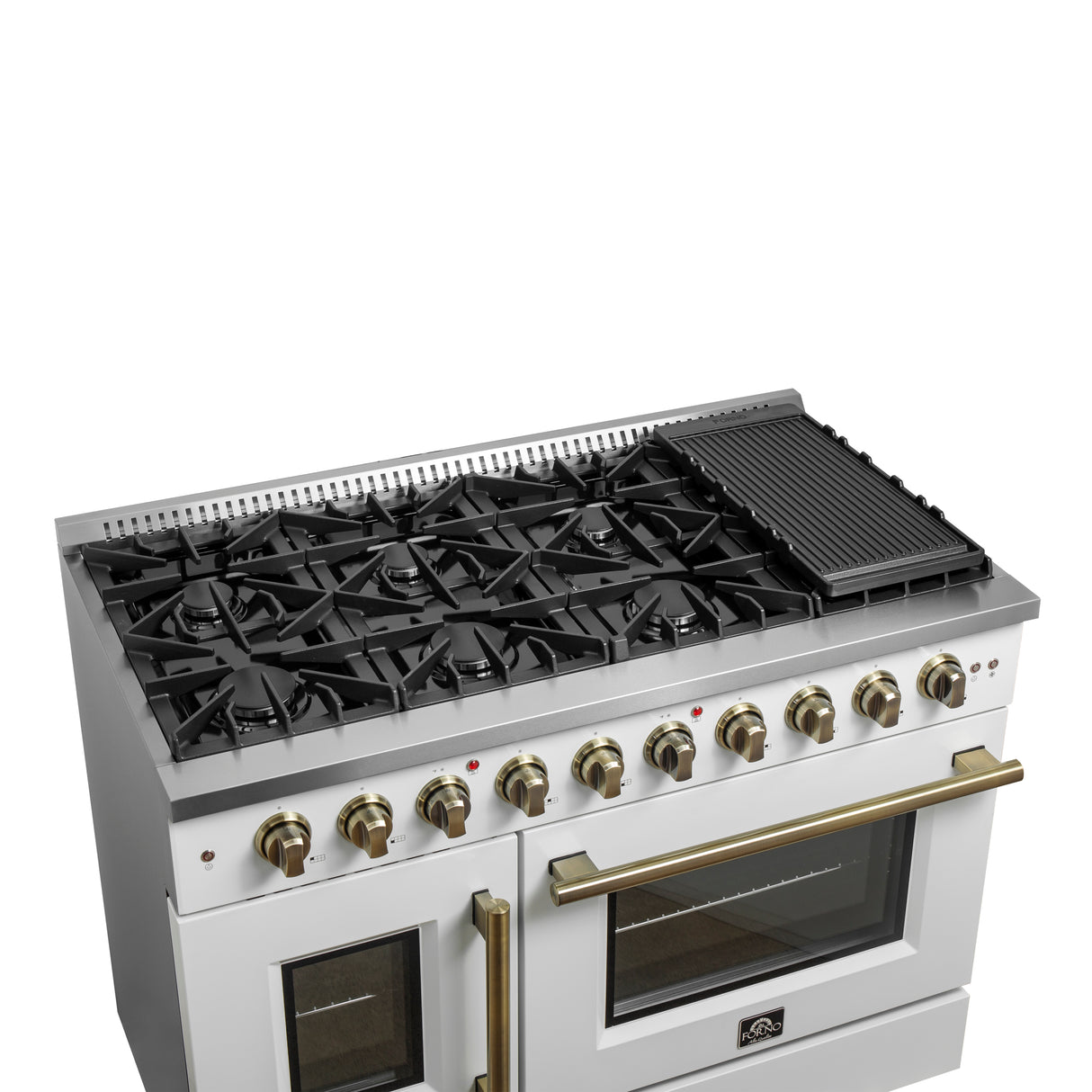 Gas_Range_FFSGS6444-48WHT_V1_Left_Angle_Cooktop_2024-12-06
