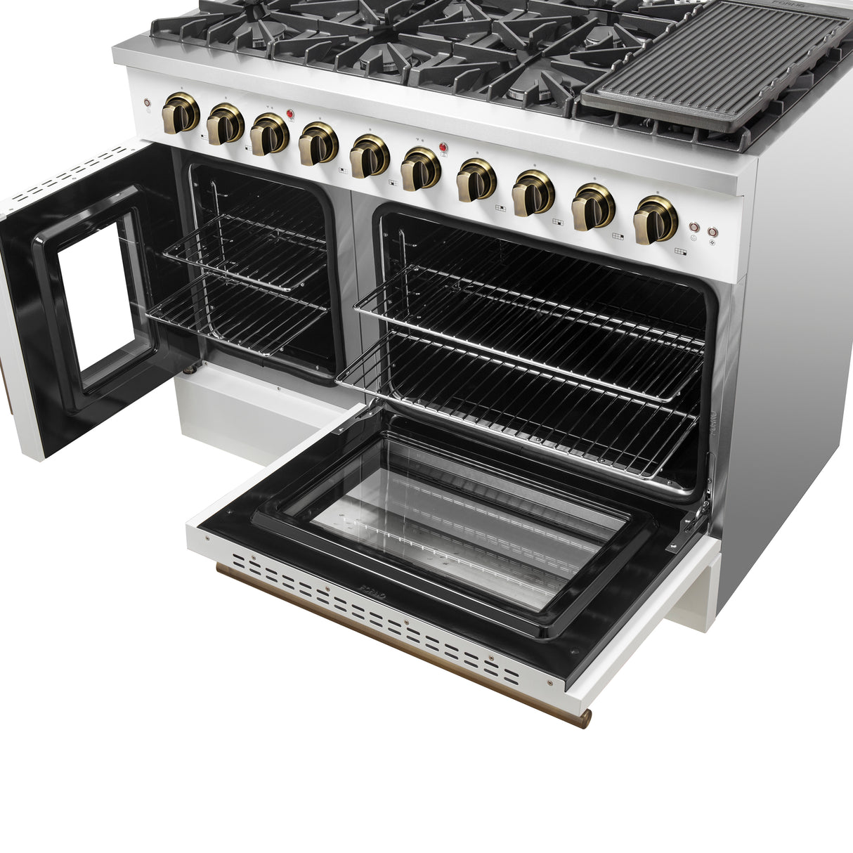 Gas_Range_FFSGS6444-48WHT_V1_Right_Angle_Oven_Racks_2024-12-06
