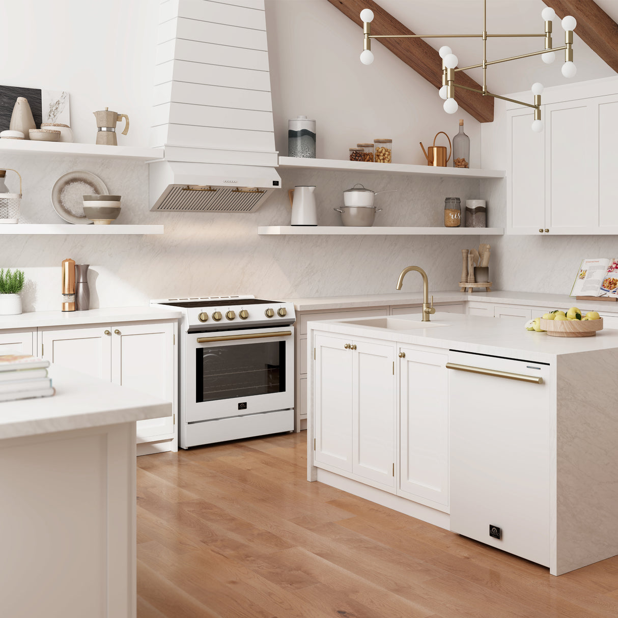 Lifestyle_Leonardo_Range_FRHUC5255-30WHT_FDWBI8067-24WHT_V1_White_Kitchen_2024-09-19