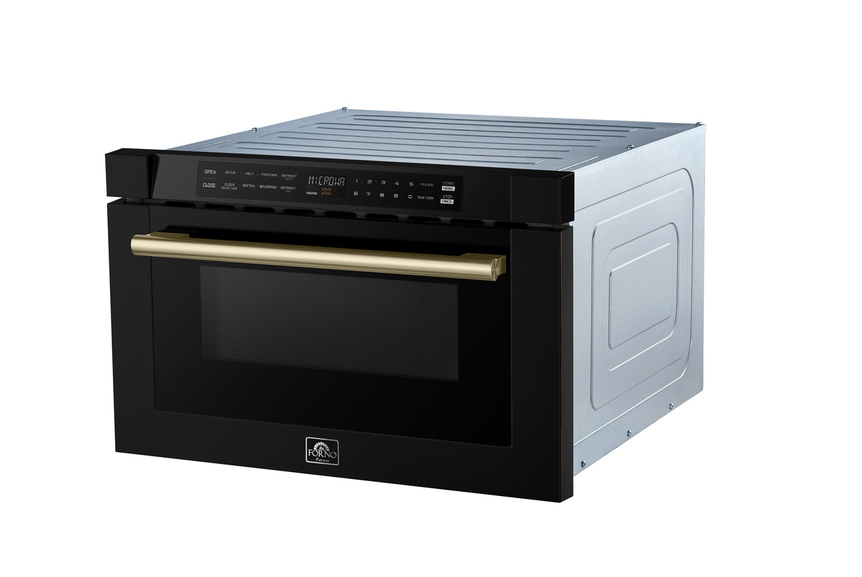 Microwave_FMWDR3000-24BLK_2024-08_Angled_Right_Antique_Brass_V1