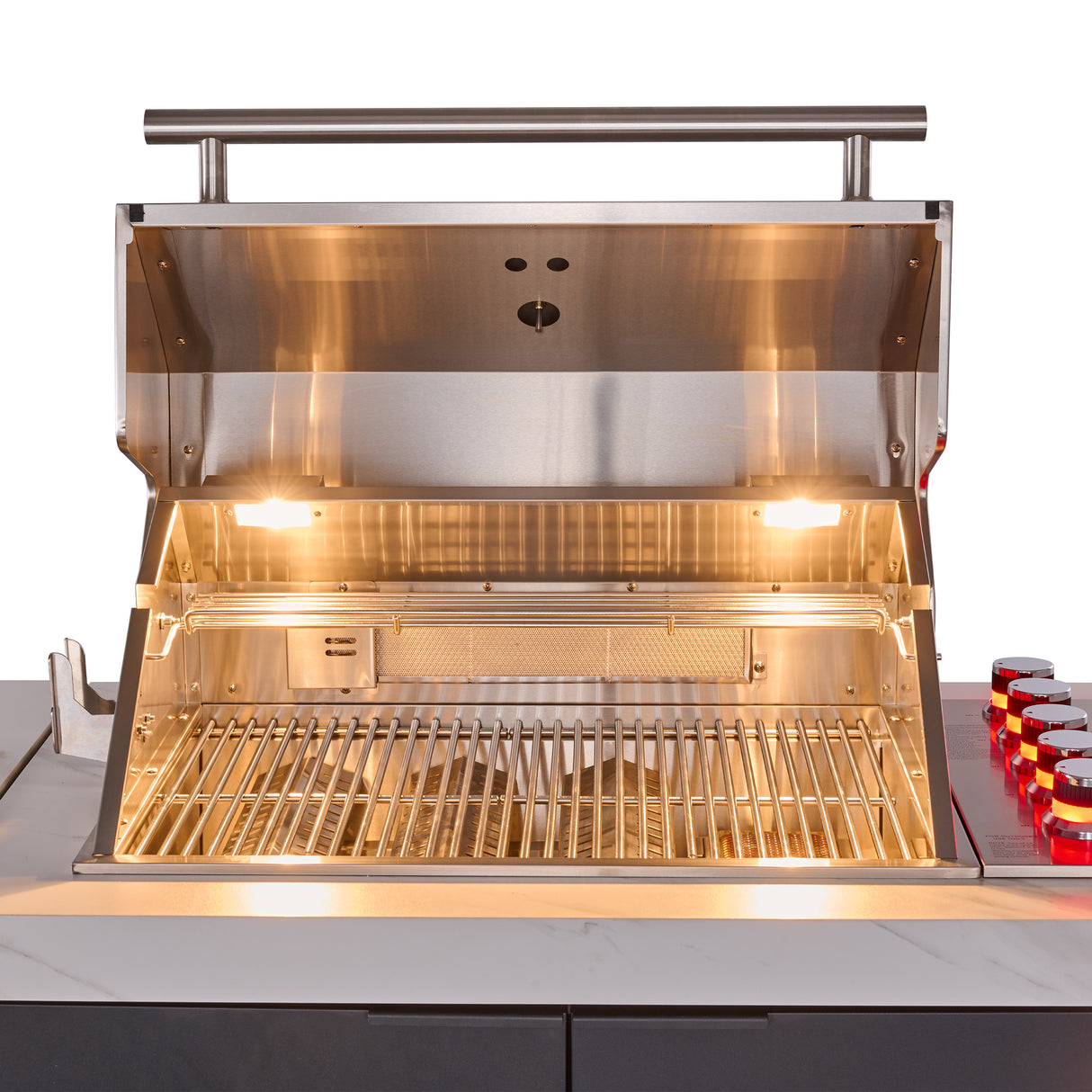 Outdoor_Kitchen_FODKT2575WHT_V1_Front_BBQ_Open_2024-12-05