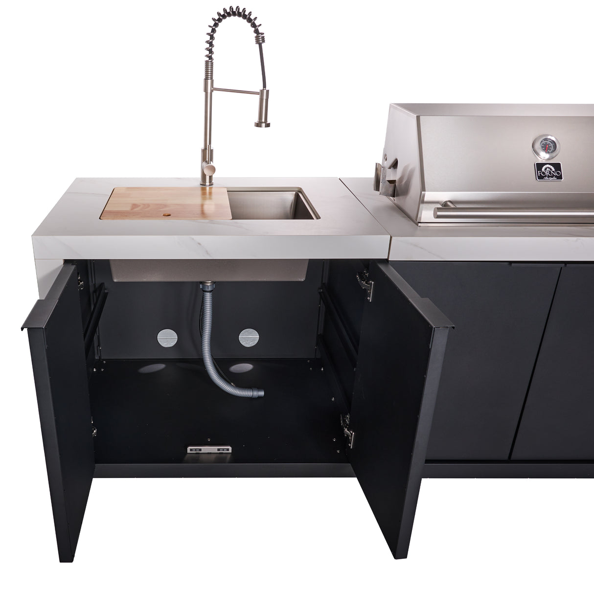 Outdoor_Kitchen_FODKT2575WHT_V1_Sink_Module_Open_2024-12-05
