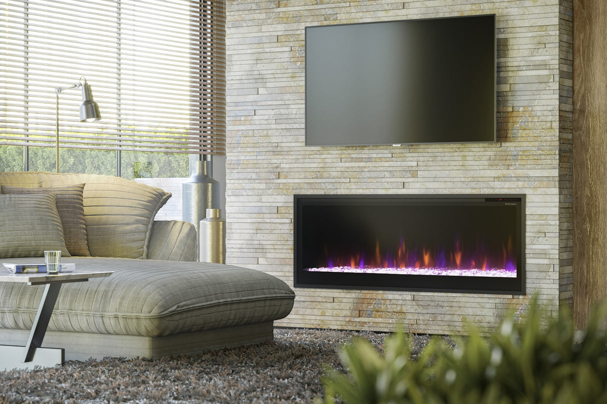 Slim Linear 50" Built-In Linear Electric Fireplace- DIRECT IMPORT ONLY, SPEAK TO YOUR RSM.