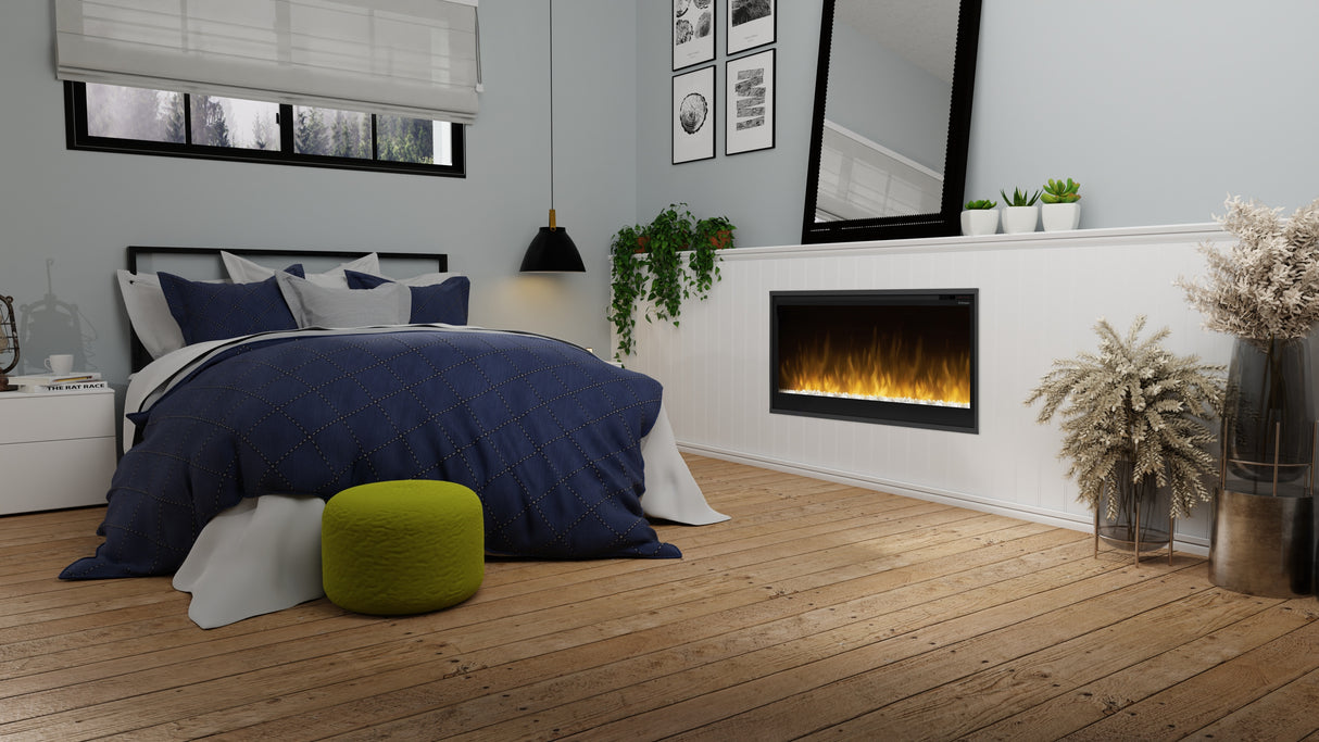 Slim Linear 50" Built-In Linear Electric Fireplace- DIRECT IMPORT ONLY, SPEAK TO YOUR RSM.