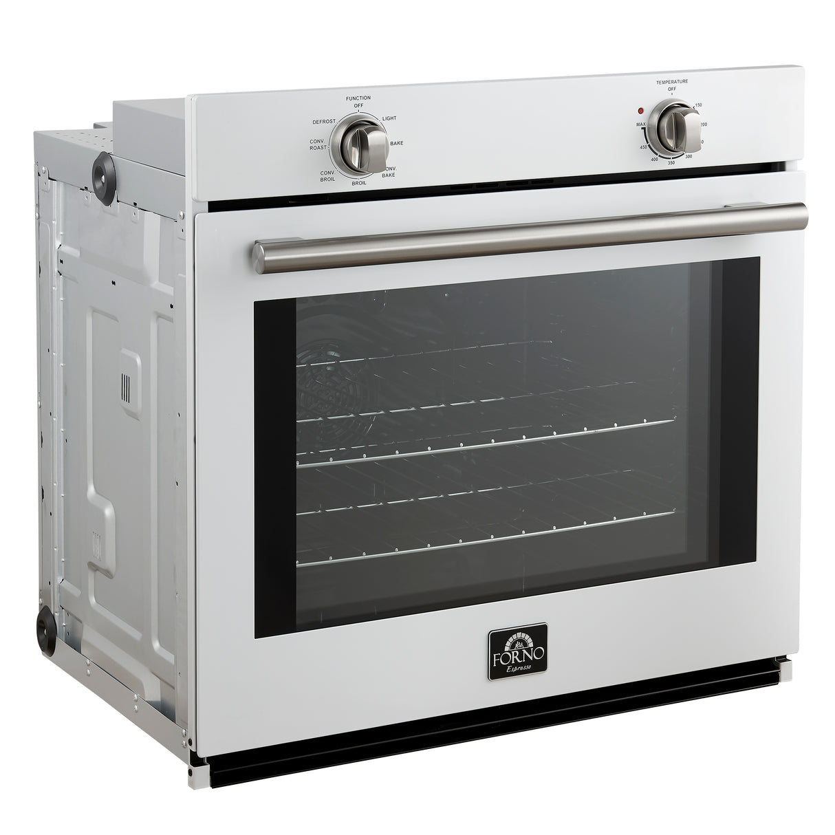 Wall-Oven_FBOEL1370-30WHT_Left-Angle-SS_2025-07-30