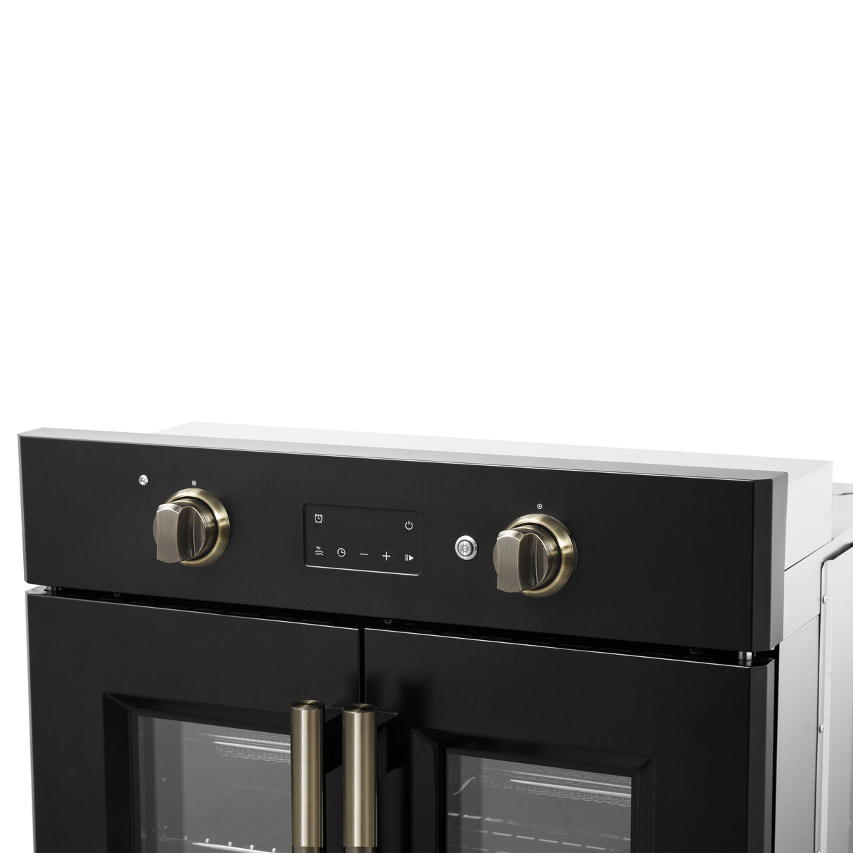 Wall_Oven_FBOEL1333-30BLK_V1_5_Right_Upper_Angle_Oven_Controls_2025-02-14