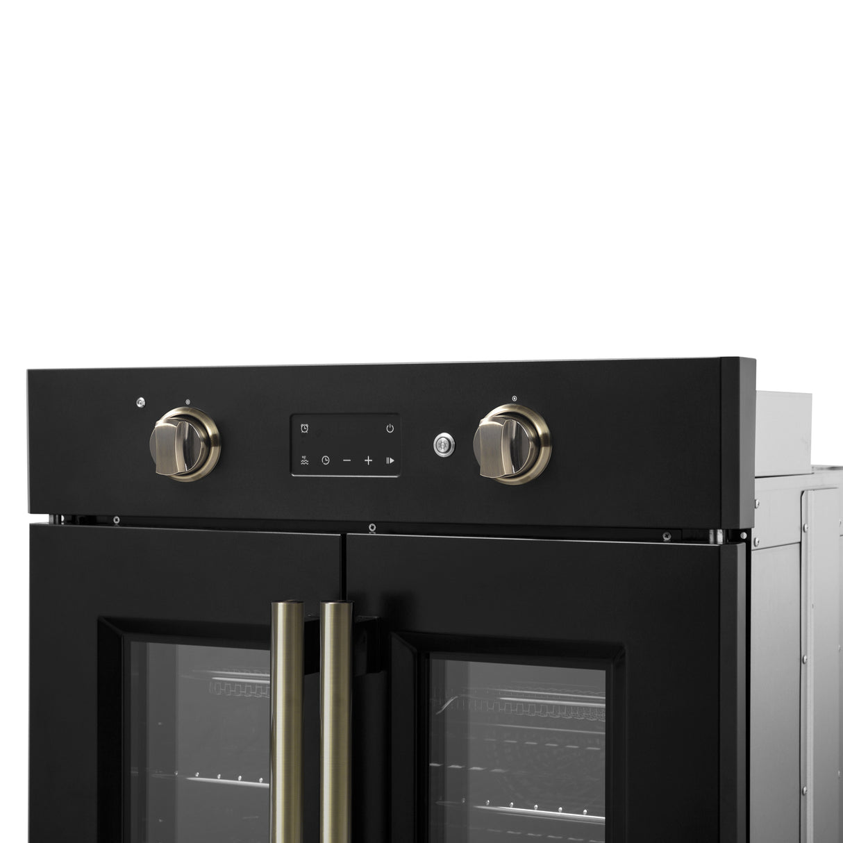 Wall_Oven_FBOEL1333-30BLK_V1_6_Right_Lower_Angle_Oven_Controls_2025-02-14