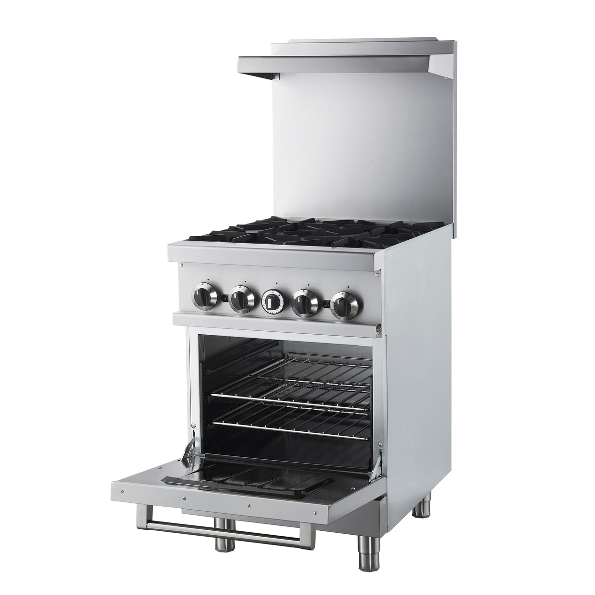 Commercial-Gas-Range_FCMGR0093-24_Right-Angle-Opened_2025-08-19