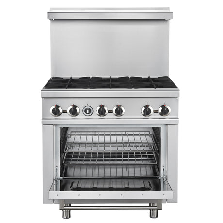 Commercial-Gas-Range_FCMGR0093-36_Front-Opened_2025-08-19