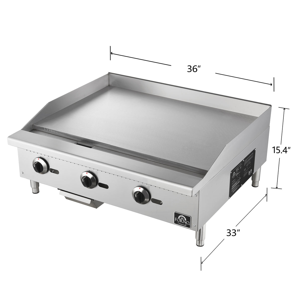 Commercial_Gas-Griddle_FCMGG0055-36_Dimensions_2025-08-22