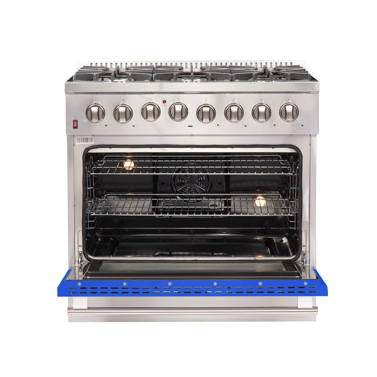 Dual-Fuel_FFSGS6156-36BLU_36BLU_front-open-blue-door_2025-09-26