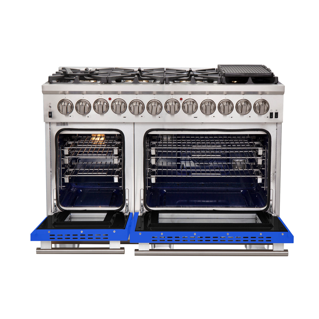 Dual-Fuel_FFSGS6187-48BLU_front-open-blue-door
